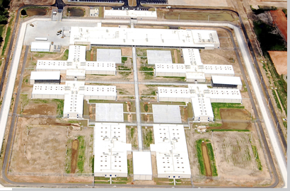 Aerial view of Blackwater River Correctional Facility
